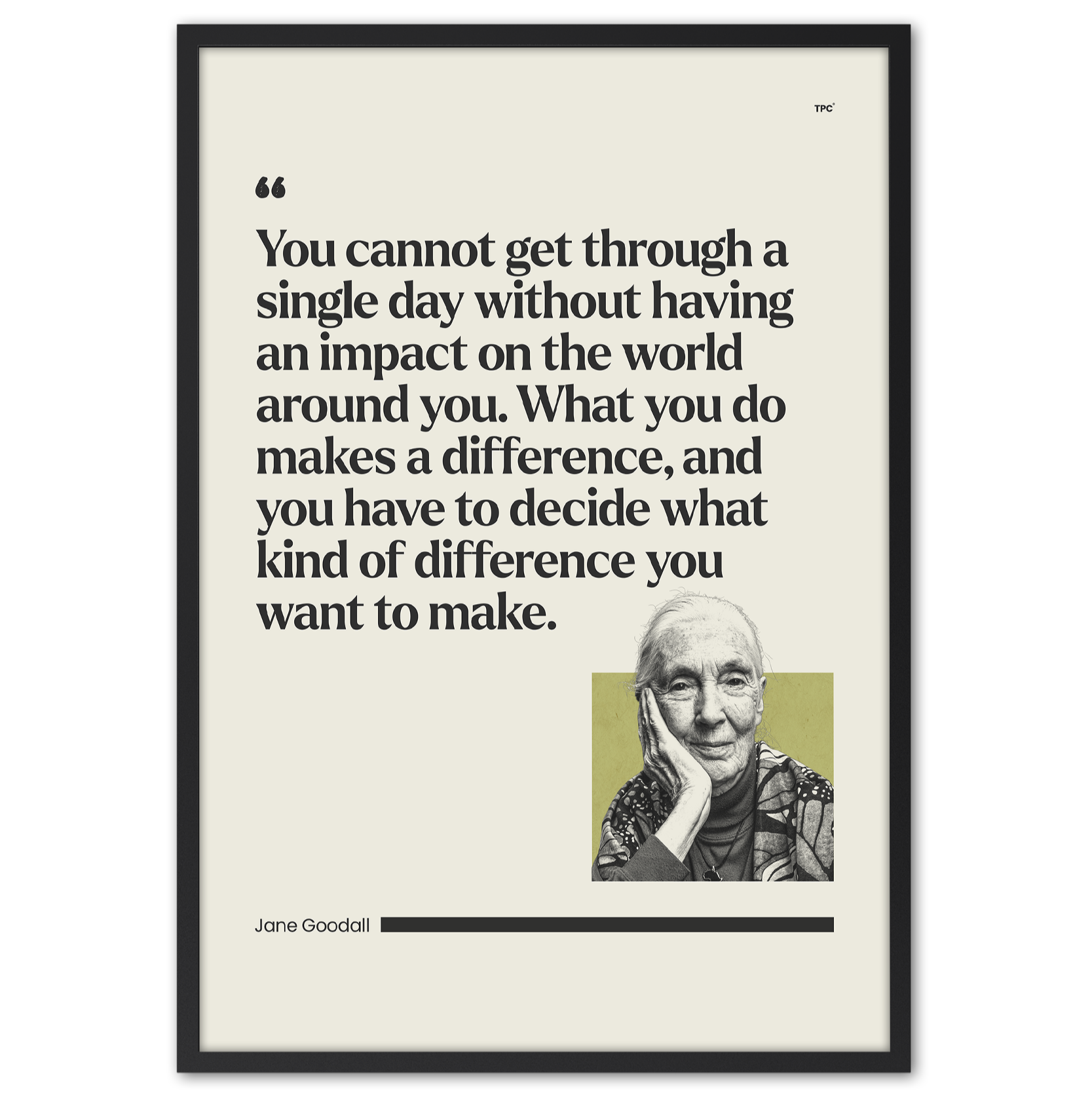 Jane Goodall Poster